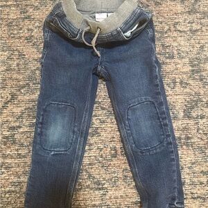 Boys / Toddler - Hanna Andersson Blue Jeans with Gray Waistband - Size 4